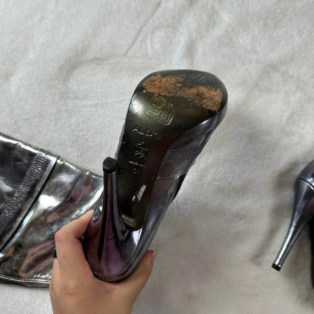Aldo gunmetal silver
